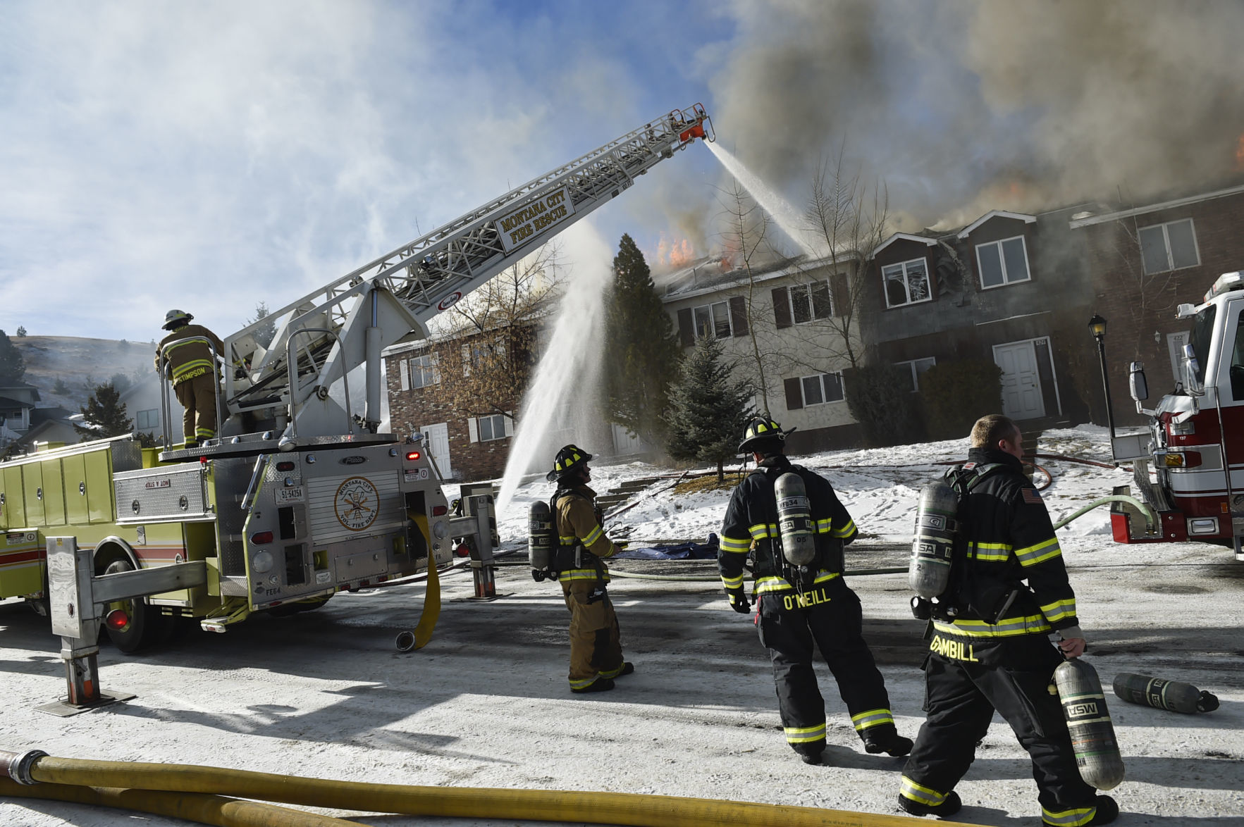 Raymond St. structure fire